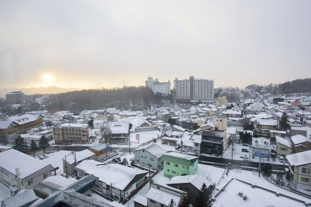 My First Snow in Japan